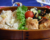 炊飯器で簡単　たけのこと桜えびのおこわ作り方7写真