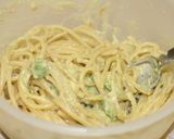 和風✿梅和え✿アボカドパスタ作り方3写真