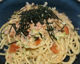 和風✿梅和え✿アボカドパスタ作り方4写真