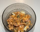 せいろ蒸しご飯★人参と卵のサラダ作り方5写真
