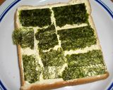 海苔チーズ☆トースト作り方1写真