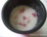 お弁当に！桜ご飯＊炊飯器ｄｅ簡単おこわ風作り方3写真