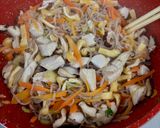 鶏むね肉と糸こんにゃくのうま煮♪作り方5写真