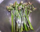 わらびのあく抜き作り方1写真