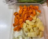 【節約】合挽肉と野菜のカレー作り方1写真