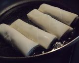 チェダースライスチーズとひき肉の春巻き作り方6写真