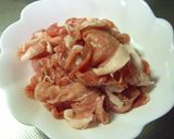 ごま香る♪豚肉の黒ごまがらめ*+作り方1写真