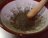 ごま香る♪豚肉の黒ごまがらめ*+作り方2写真