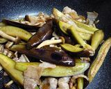 なすと豚肉の炒めもの作り方4写真