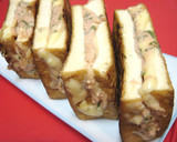 厚揚げ（生揚げ）の明太子マヨチーズ焼き作り方3写真