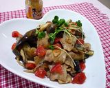 なすと豚肉の炒めもの作り方5写真