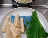 タケノコ入り鶏つくねバーグ作り方1写真