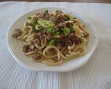 ひき肉で☆かんたん焼きうどん♪作り方6写真