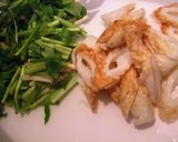 根三つ葉とちくわのしょうゆ炒め作り方1写真