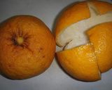 オレンジピール(甘夏)作り方1写真