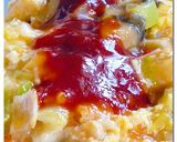 エリンギたっぷり ♪ ピリ辛 ♪ 玉子丼作り方5写真