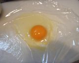 生ハムと春キャベツのパスタ＋半熟玉子作り方2写真