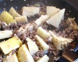 たけのこの中華風そぼろ煮作り方4写真