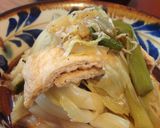 きゃべつと油揚げの重ね煮作り方4写真