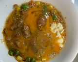 レンジ簡単梅クリーミー焼うどん味炒飯弁当作り方7写真
