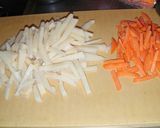 たけのこの味噌マヨ炒め作り方1写真