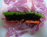 ひじきもまきまき☆チキンロール作り方1写真