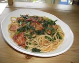 フレッシュトマトと厚切りベーコンのパスタ作り方7写真