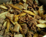 ごぼうと牛肉とこんにゃくの甘辛煮作り方4写真