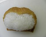 キャラ弁　お稲荷さんでうさるさん作り方3写真
