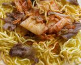 豚キムチ焼きそば・ノンフライヤー真骨頂作り方5写真