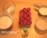 いちごたっぷり☆ヨーグルトゼリー♪作り方1写真