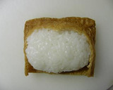 キャラ弁　お稲荷さんでうさるさん作り方2写真