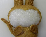 キャラ弁　お稲荷さんでうさるさん作り方12写真