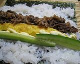 焼き肉の♬巻き寿司作り方3写真