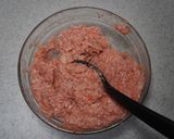 大麦ジュレ入りもっとジューシーハンバーグ作り方3写真