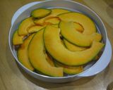 ✿レンジdeチンのカボチャマヨ焼き✿作り方1写真