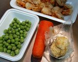 ホタテの春の彩り☆炊き込みご飯作り方2写真