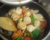 ふわふわ鶏団子　酢豚風作り方8写真
