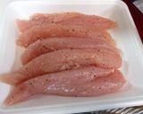 ささみのしそ巻き春巻き作り方1写真