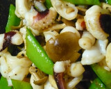 ✿イカときぬさやの簡単！バター醤油炒め✿作り方6写真