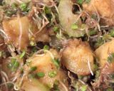 スプラウト入り黒にんにくの焼き芋サラダ作り方5写真