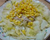 ☆春キャベツ☆ツナ☆コーンのパスタ作り方3写真