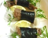 新玉ねぎの海苔肉巻き作り方10写真