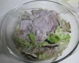 キャベツともやしのレンジ蒸し作り方5写真