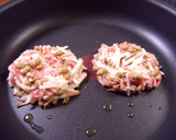 ♥納豆と長芋の干しえび風味焼き♥作り方4写真