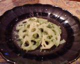 酢蓮のバジル和え作り方3写真
