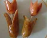 キャラ弁❤チューリップソーセージฺ作り方6写真