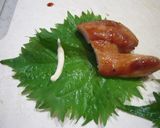 お弁当に～鶏の照り焼き☆シソに包まれて作り方4写真