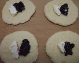 ブルベリ蒸しまんじゅう作り方3写真