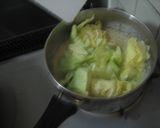 春キャベツｄｅクリームパスタ作り方5写真